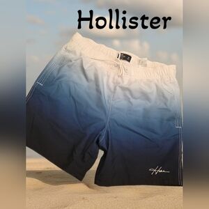 *0817 Hollister stretch never used swim shorts Men M